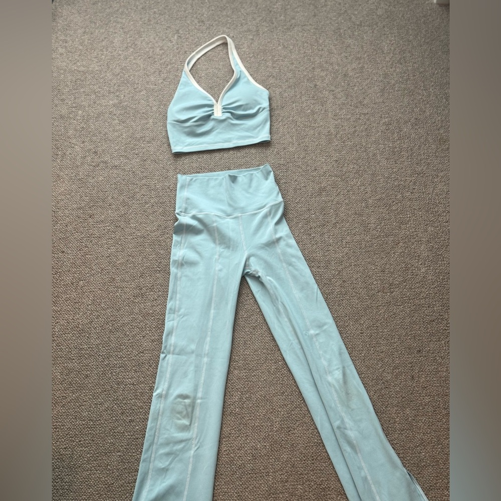Frankies Bikinis Active Light Blue Set